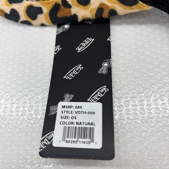 Von Dutch Velvet Leopard Trucker Hat - Picture 5 of 6